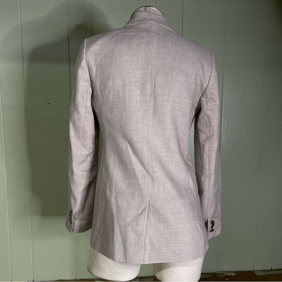 J. Crew Parke Stretch Linen Blend Blazer‎ in Flax Light Tan Brown 0 - Picture 3 of 11